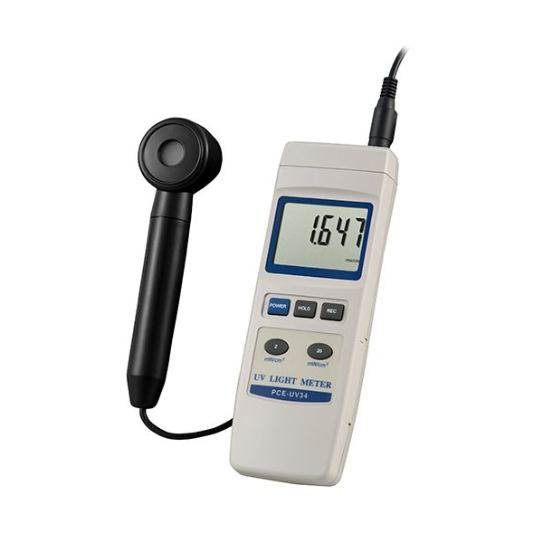 UVA / UVB Radiation Detector, 0.001 mW/sq cm Resolution